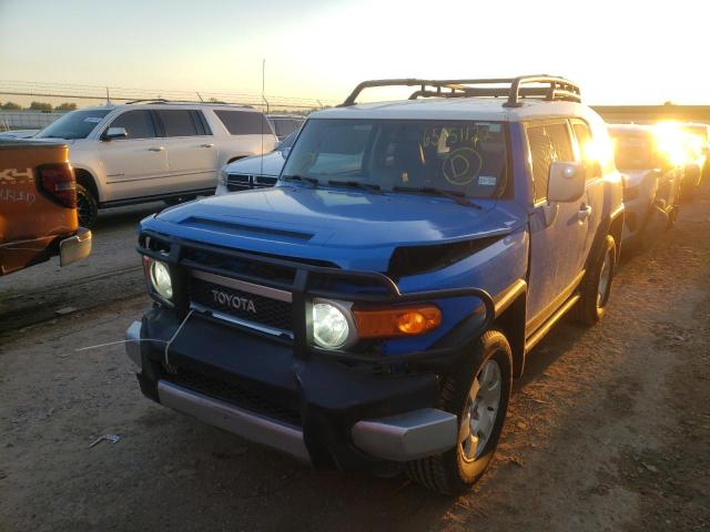 JTEBU11F79K059212 - 2009 TOYOTA FJ CRUISER BLUE photo 2