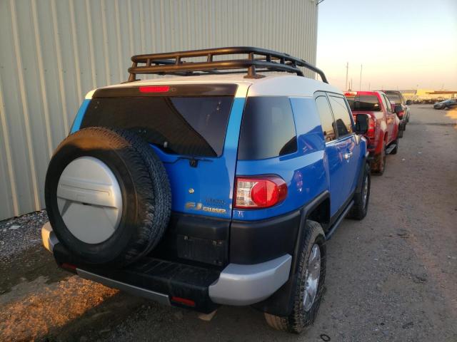 JTEBU11F79K059212 - 2009 TOYOTA FJ CRUISER BLUE photo 4