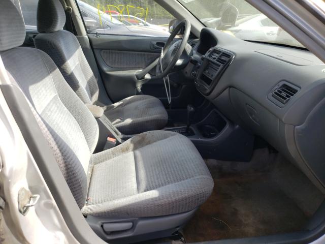 2HGEJ6616YH571880 - 2000 HONDA CIVIC BASE SILVER photo 5