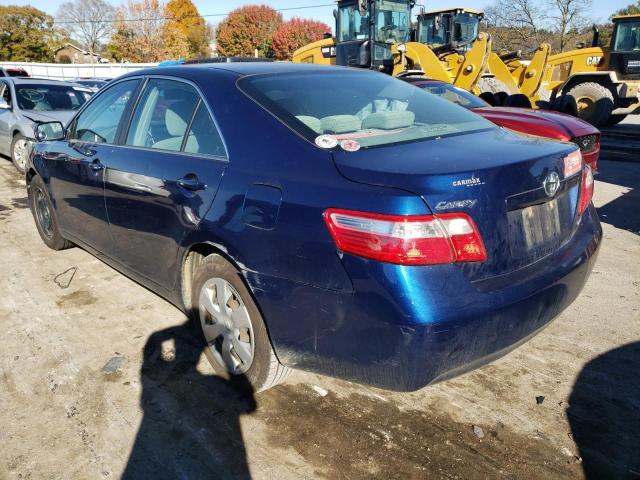 4T1BE46K18U258294 - 2008 TOYOTA CAMRY CE BLUE photo 3