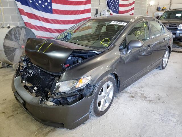 19XFA1F66BE007070 - 2011 HONDA CIVIC LX-S Grafit foto 2