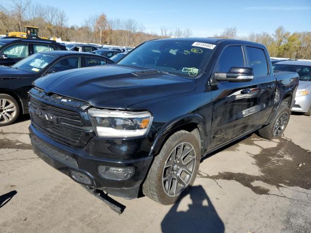 1C6SRFJT8KN787657 - 2019 RAM 1500 LARAM BLACK photo 2