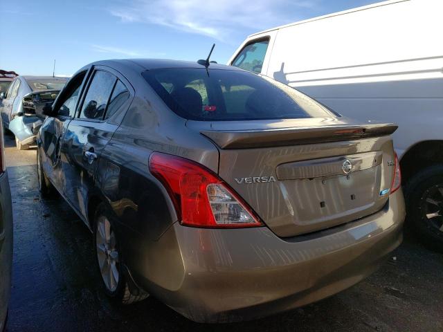 3N1CN7AP2EL837526 - 2014 NISSAN VERSA GRAY photo 3