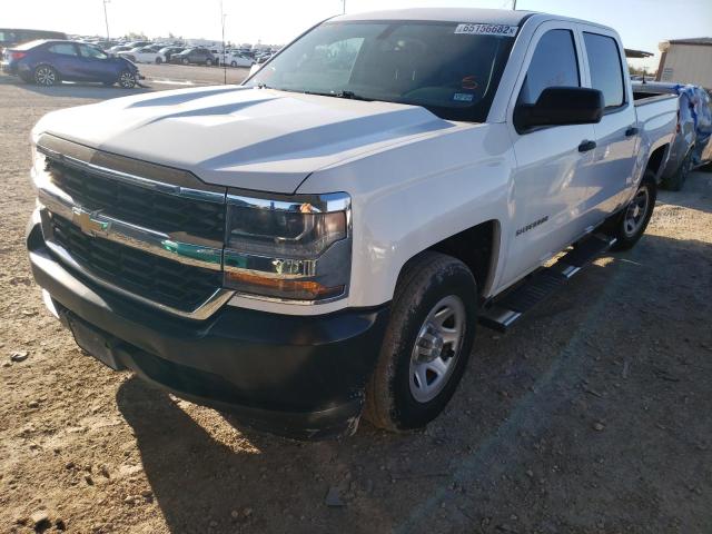 3GCPCNEC9GG263518 - 2016 CHEVROLET 1500 WHITE photo 2