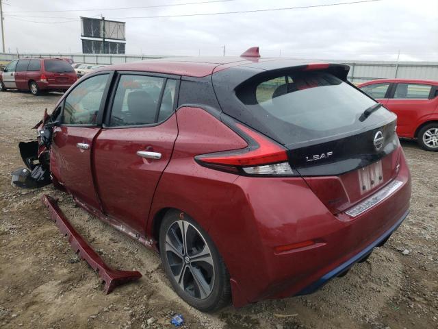 1N4BZ1CP5KC320547 - 2019 NISSAN LEAF S PLU RED photo 3