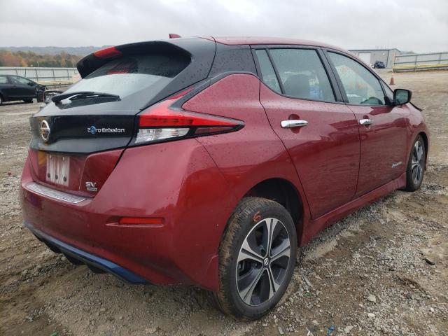 1N4BZ1CP5KC320547 - 2019 NISSAN LEAF S PLU RED photo 4