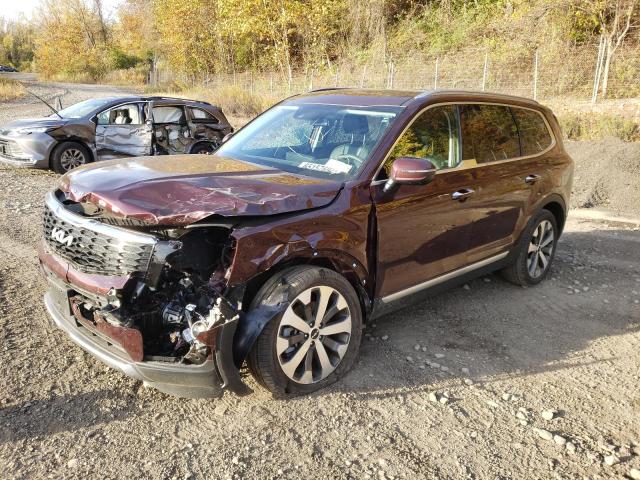 5XYP6DHC5NG261810 - 2022 KIA TELLURIDE BURGUNDY photo 2