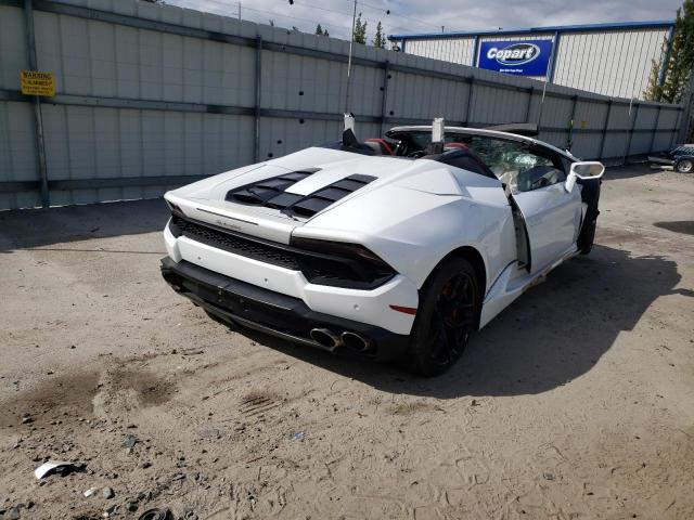 ZHWUR2ZF1KLA11532 - 2019 LAMBORGHINI HURACAN WHITE photo 4