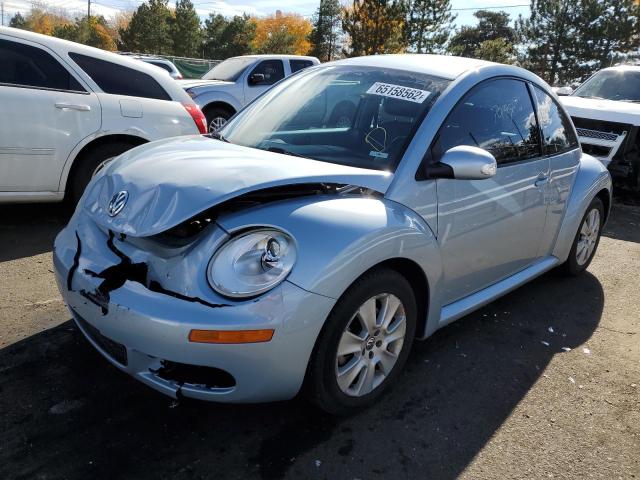 3VWPW31C19M510324 - 2009 VOLKSWAGEN NEW BEETLE BLUE photo 2