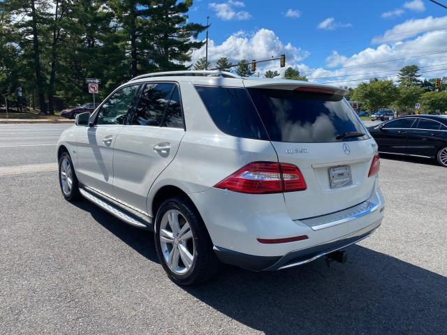 4JGDA5HB4CA027469 - 2012 MERCEDES-BENZ ML 350 4MA WHITE photo 4