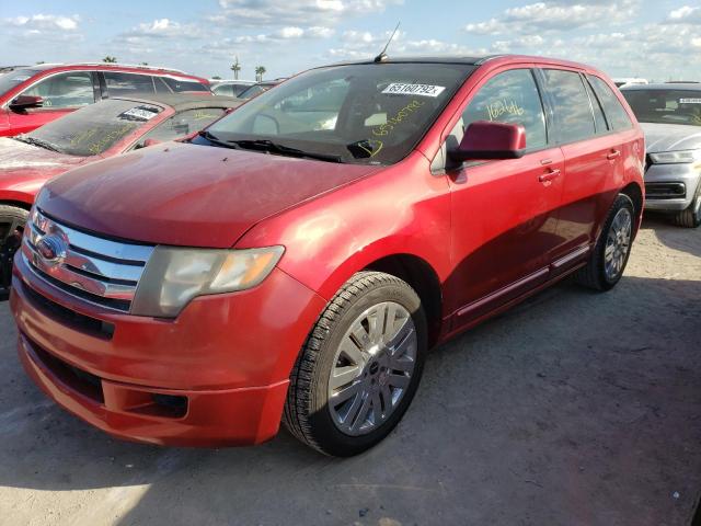 2FMDK3AC6ABA03146 - 2010 FORD EDGE SPORT RED photo 2