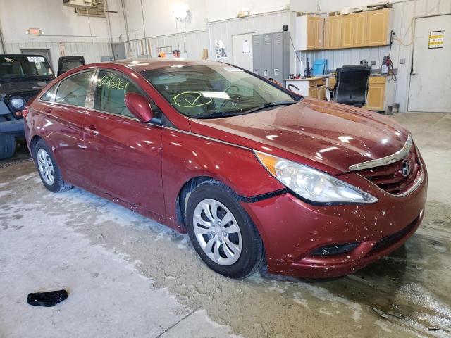 5NPEB4AC9BH081179 - 2011 HYUNDAI SONATA GLS BURGUNDY photo 1