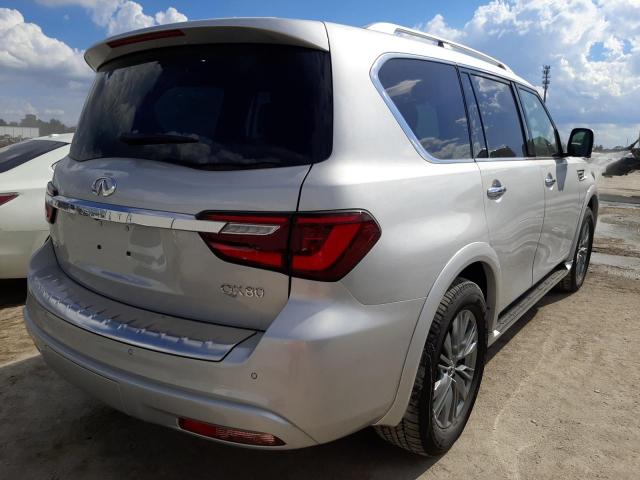 JN8AZ2AE2N9291432 - 2022 INFINITI QX80 LUXE SILVER photo 4