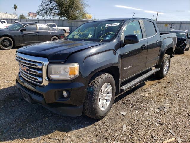 1GTG5BE33F1246218 - 2015 GMC CANYON SLE BLACK photo 2