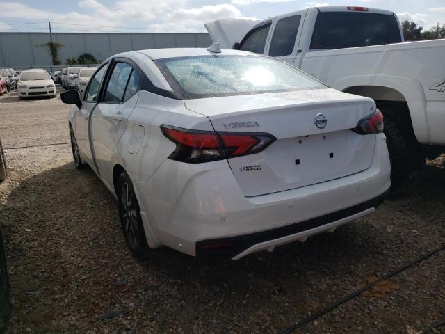 3N1CN8EV8NL839442 - 2022 NISSAN VERSA SV WHITE photo 3