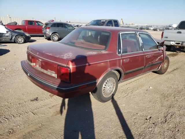 1G3AM54N7L6326794 - 1990 OLDSMOBILE CUTLASS CI წითელი ფოტო 4