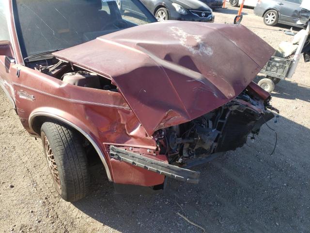 1G3AM54N7L6326794 - 1990 OLDSMOBILE CUTLASS CI წითელი ფოტო 9