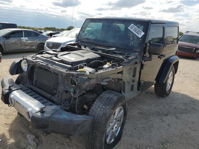 1C4GJWBG7DL645158 - 2013 JEEP WRANGLER S BLACK photo 2