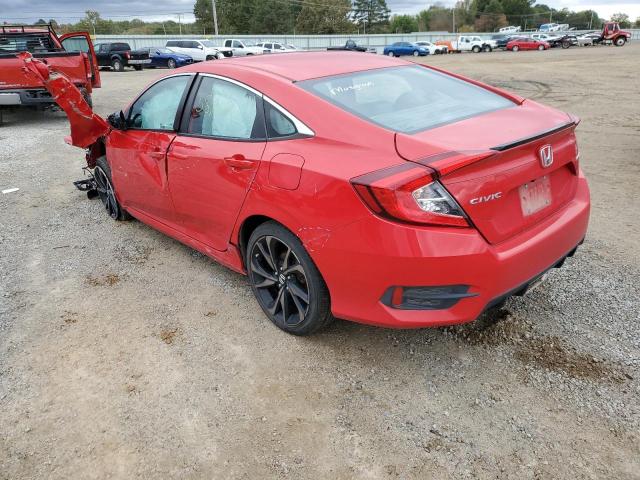 2HGFC2F85LH521341 - 2020 HONDA CIVIC SPOR RED photo 3