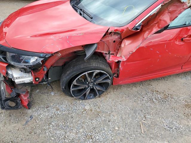 2HGFC2F85LH521341 - 2020 HONDA CIVIC SPOR RED photo 9