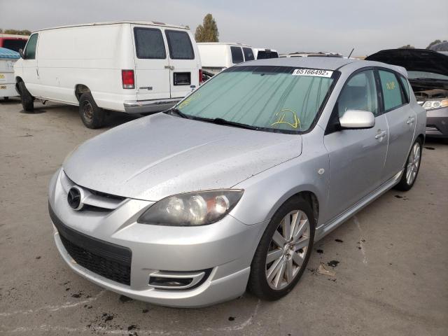 JM1BK34M871625476 - 2007 MAZDA SPEED 3 SILVER photo 2