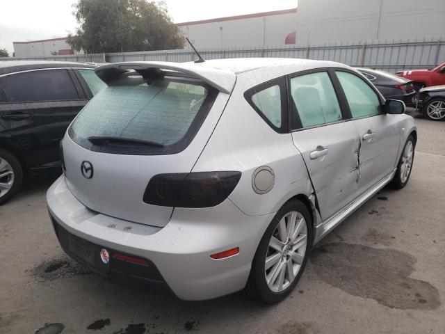 JM1BK34M871625476 - 2007 MAZDA SPEED 3 SILVER photo 4