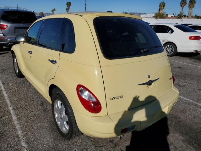 3A4FY58B57T625703 - 2007 CHRYSLER PT CRUISER YELLOW photo 3