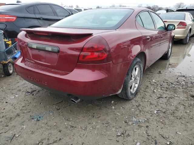 2G2WP522551171683 - 2005 PONTIAC GRAND PRIX ბურგუნდია ფოტო 4