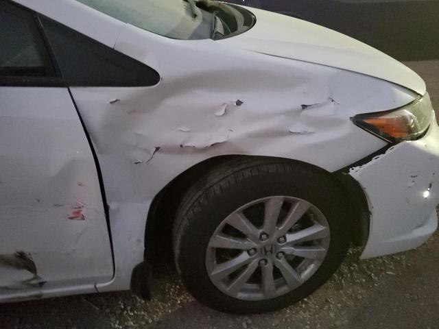 2HGFG3B1XCH544617 - 2012 HONDA CIVIC EXL Ақ фото 9