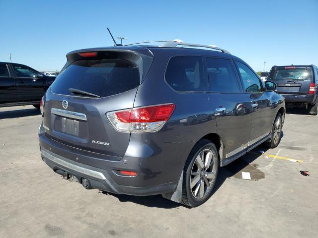 5N1AR2MN4EC624137 - 2014 NISSAN PATHFINDER GRAY photo 4