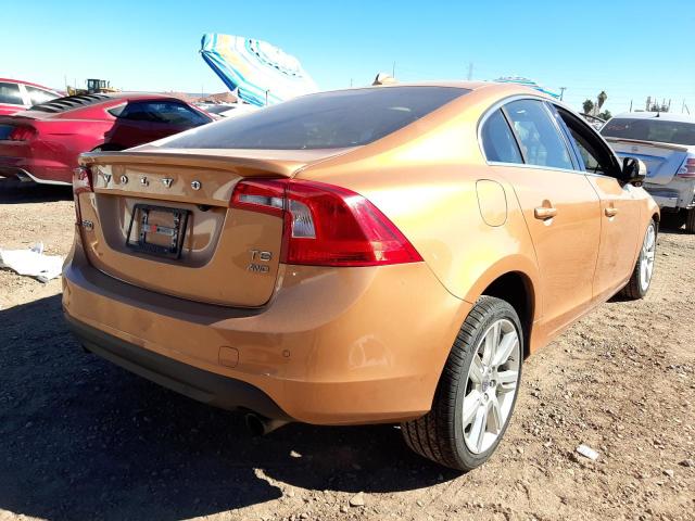 YV1902FH8B2008137 - 2011 VOLVO S60 T6 ORANGE photo 4