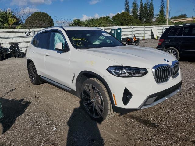 WBX57DP02NN167617 - 2022 BMW X3 XDRIVE3 WHITE photo 1