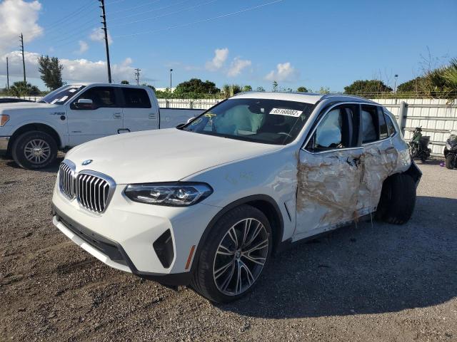 WBX57DP02NN167617 - 2022 BMW X3 XDRIVE3 WHITE photo 2