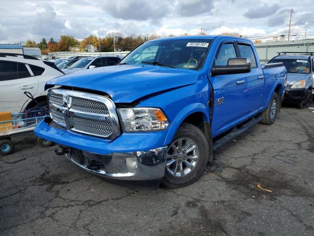 1C6RR7TT0JS176331 - 2018 RAM 1500 SLT BLUE photo 2