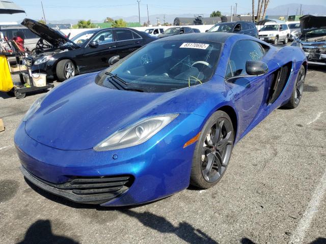 SBM11AAA8CW001713 - 2012 MCLAREN AUTOMOTIVE MP4-12C BLUE photo 2