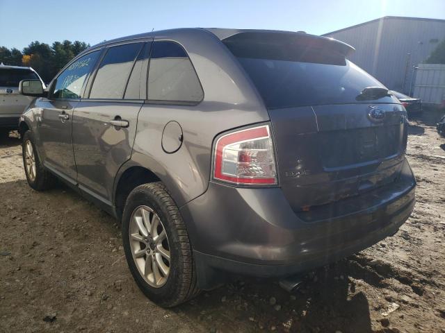 2FMDK48C39BA90561 - 2009 FORD EDGE SEL GRAY photo 3