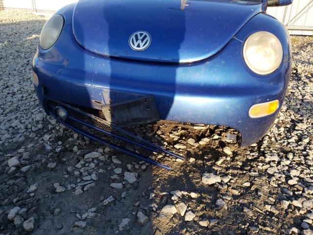 3VWCD21C53M435049 - 2003 VOLKSWAGEN NEW BEETLE BLUE photo 9