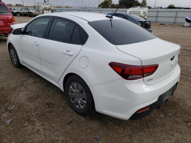 3KPA24ABXKE233111 - 2019 KIA RIO S WHITE photo 3