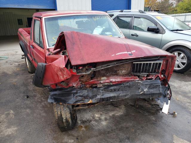 1J7FT26P7ML528900 - 1991 JEEP COMANCHE RED photo 9