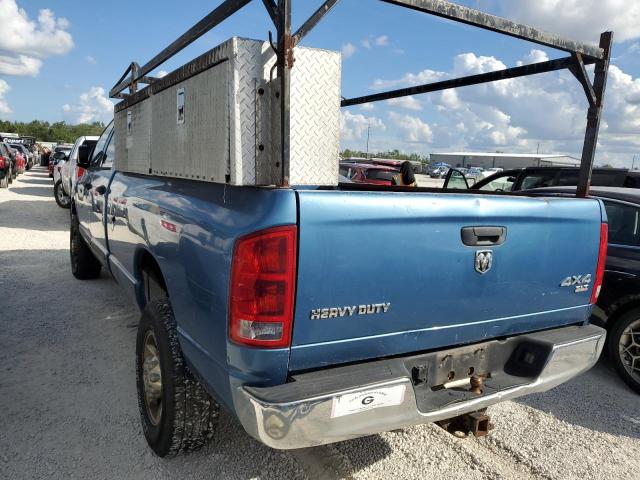 1D7KS28C66J213993 - 2006 DODGE RAM 2500 S BLUE photo 3