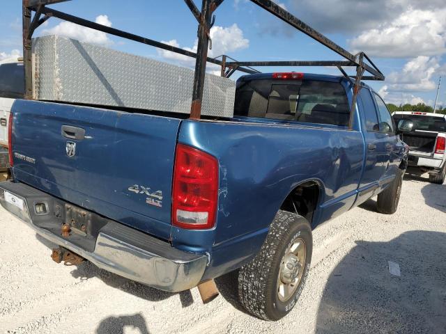 1D7KS28C66J213993 - 2006 DODGE RAM 2500 S BLUE photo 4