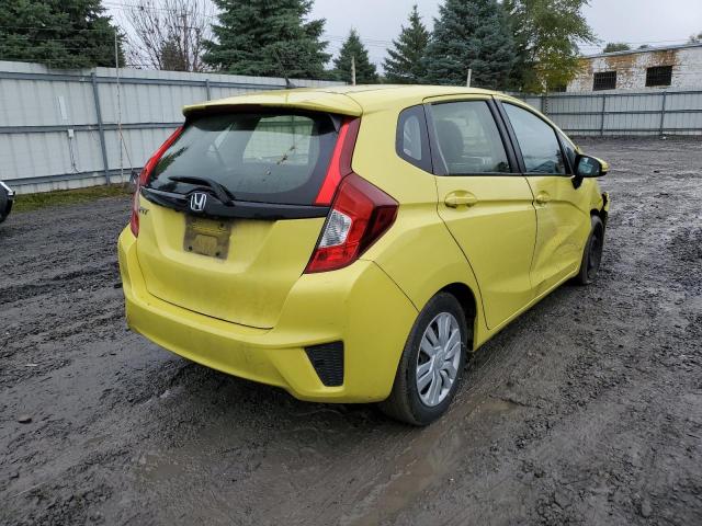 JHMGK5H53GX013878 - 2016 HONDA FIT LX YELLOW photo 4