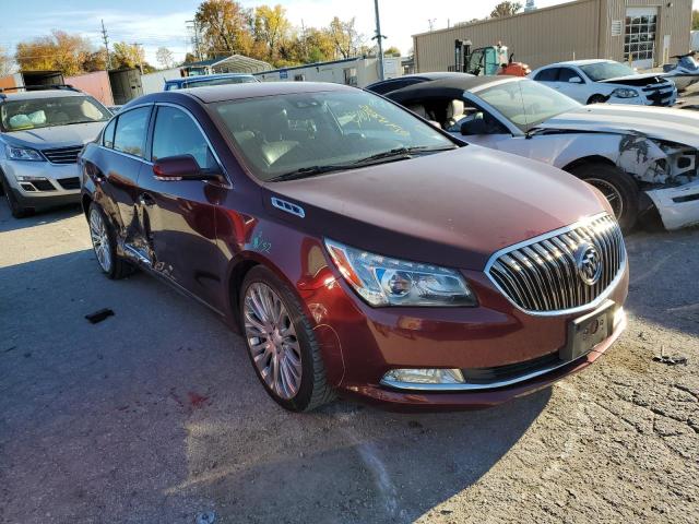 1G4GF5G36EF305433 - 2014 BUICK LACROSSE T BURGUNDY photo 1