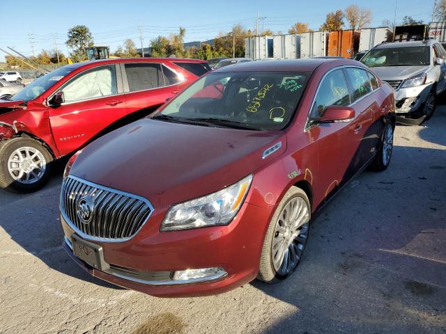 1G4GF5G36EF305433 - 2014 BUICK LACROSSE T BURGUNDY photo 2