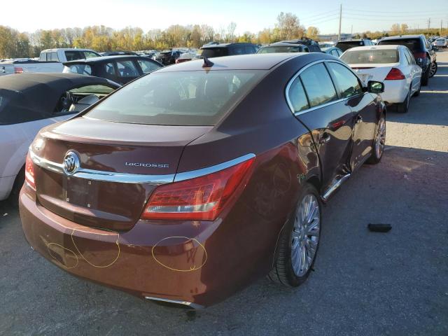 1G4GF5G36EF305433 - 2014 BUICK LACROSSE T BURGUNDY photo 4