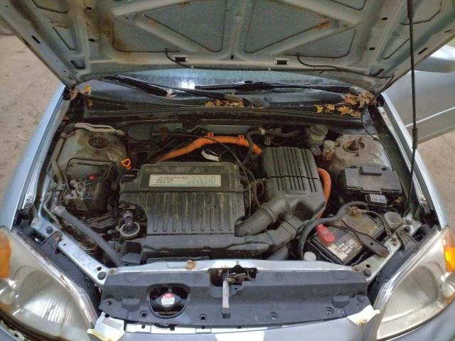 JHMES95673S015412 - 2003 HONDA CIVIC HYBR BLUE photo 7