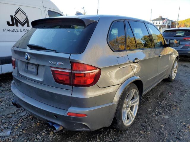 5YMGY0C56BLK26745 - 2011 BMW X5 M GRAY photo 4