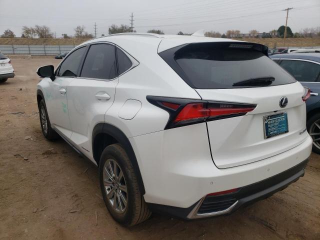 JTJBJRBZXK2109396 - 2019 LEXUS NX 300H WHITE photo 3