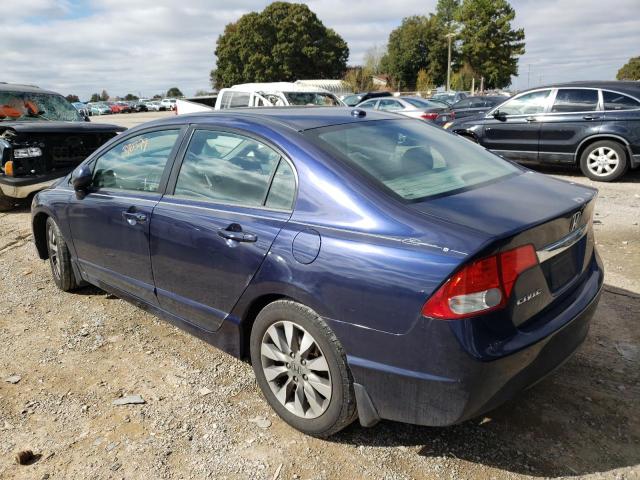 2HGFA1F99AH535359 - 2010 HONDA CIVIC EXL 蓝色 照片 3