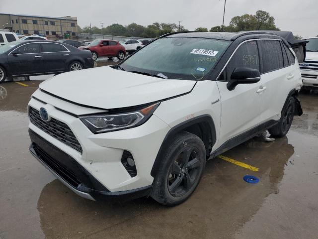 2T3EWRFV7KW006890 - 2019 TOYOTA RAV4 XSE WHITE photo 2